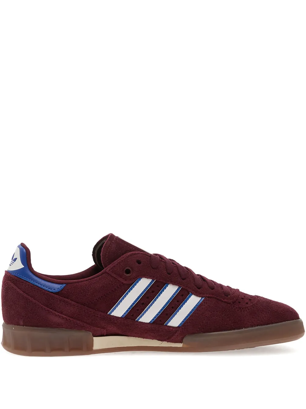 Adidas Originals Handball Top Rm Suede Sneakers In Burgundy