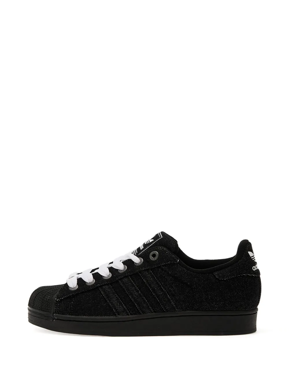 adidas Superstar II denim sneakers Black