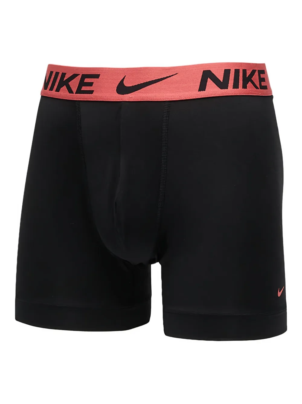 Nike Dri-fit Logo Waistband Boxer Briefs (pack Of Three) In Black