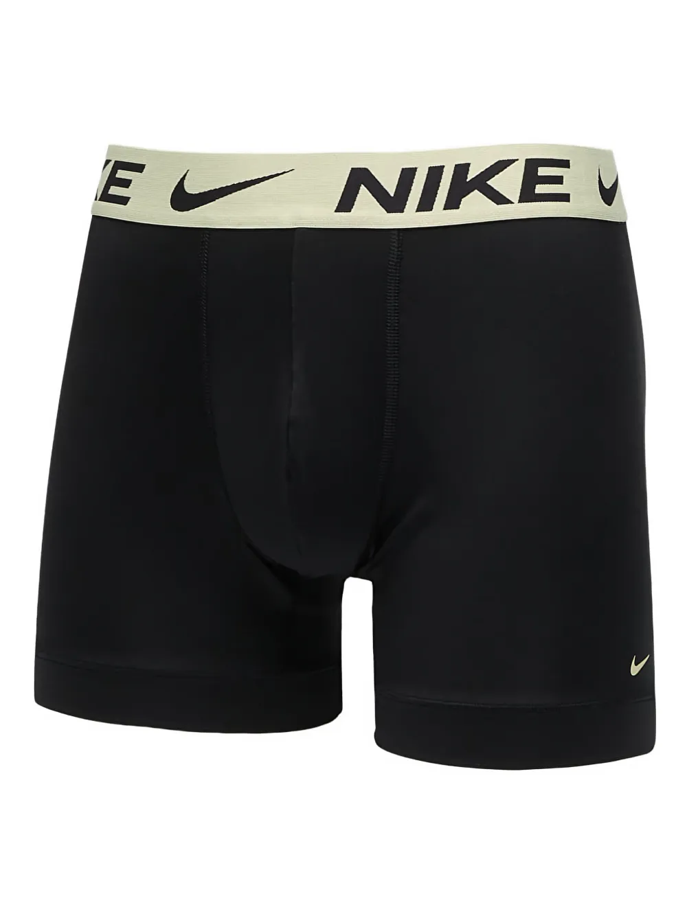 Nike Dri-fit Logo Waistband Boxer Briefs (pack Of Three) In Black