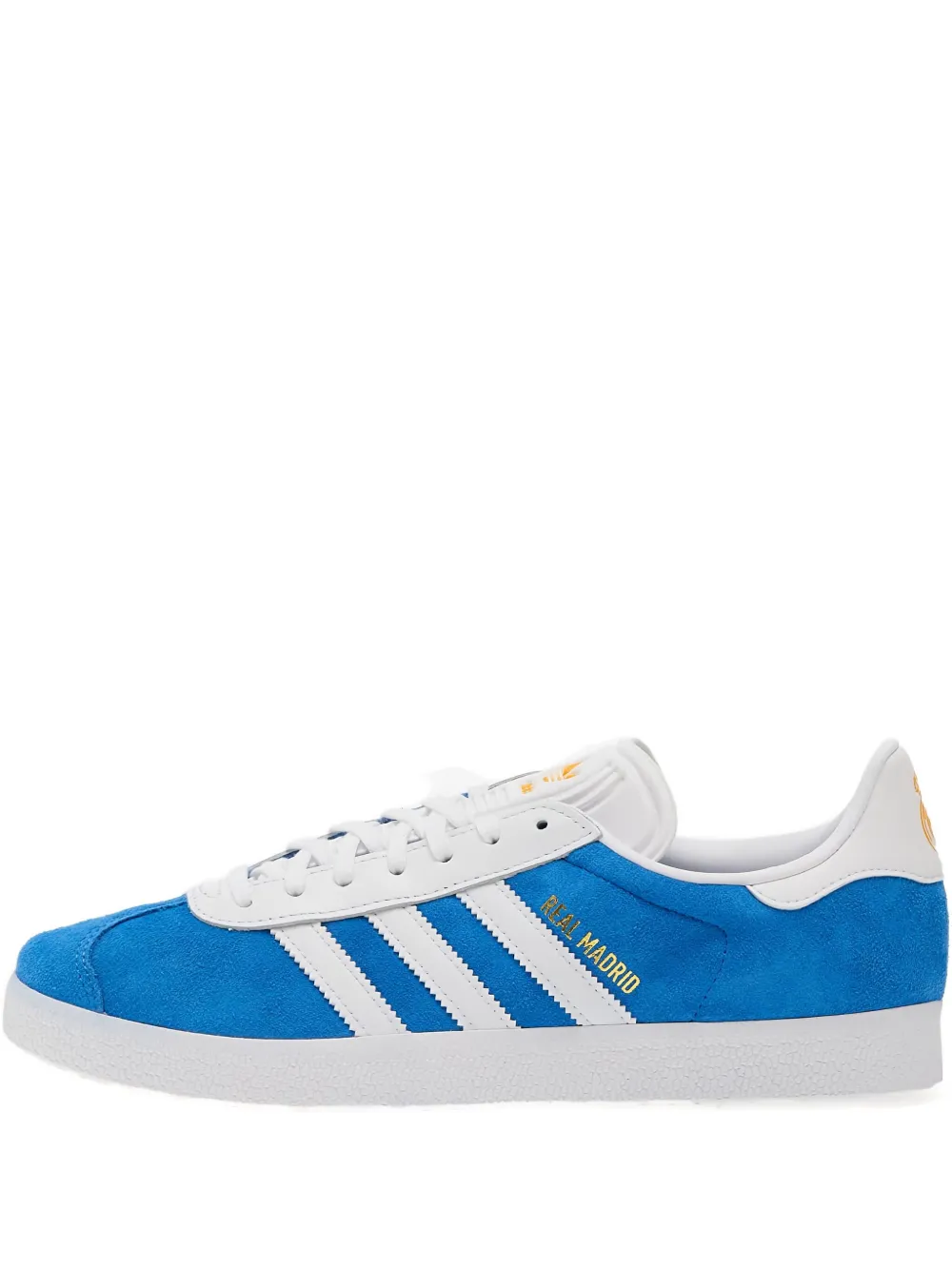 Adidas x Real Madrid Gazelle suede three-stripes low-top sneakers Blue