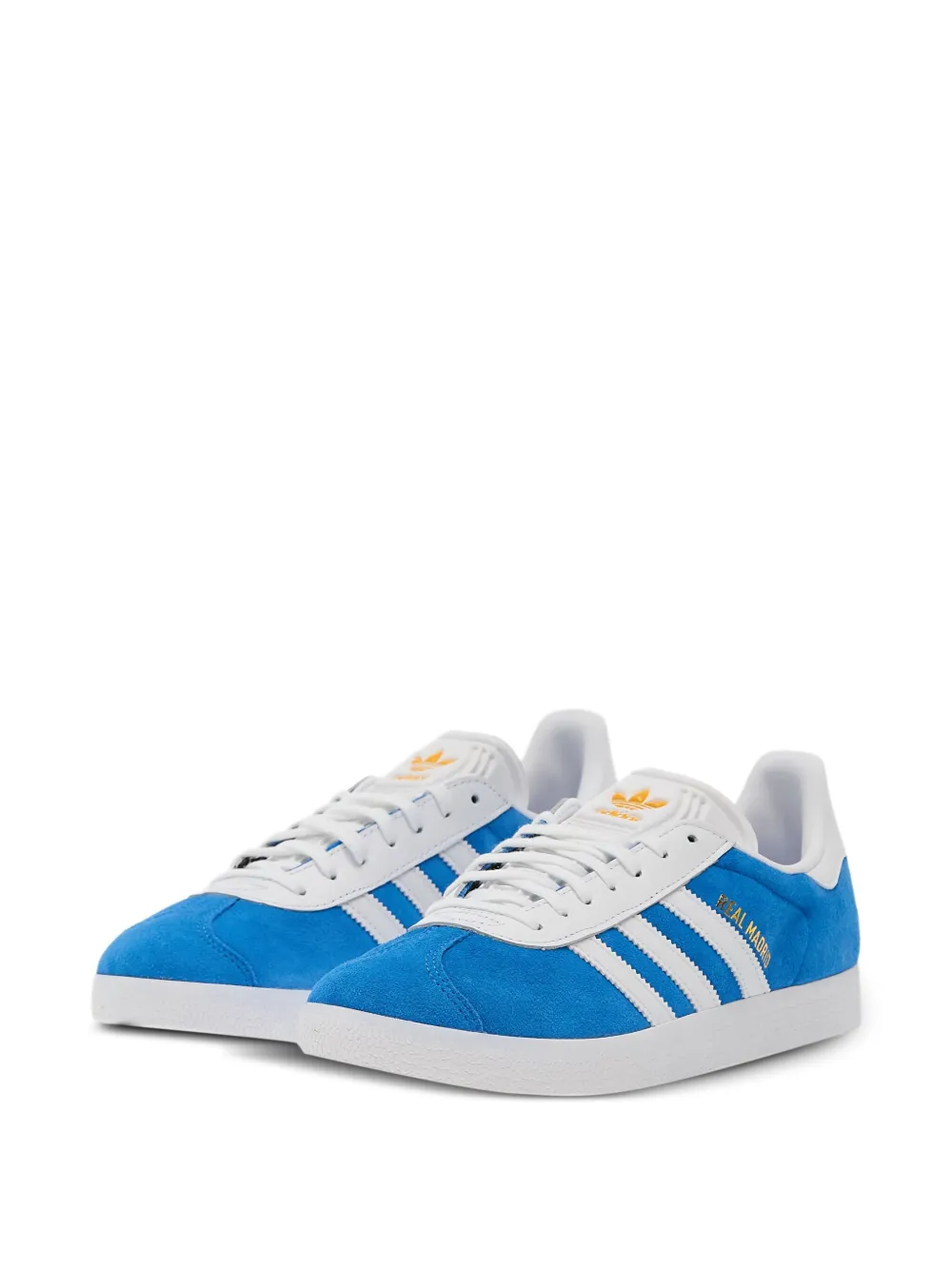 adidas x Real Madrid Gazelle suède low-top sneakers met drie strepen Blauw