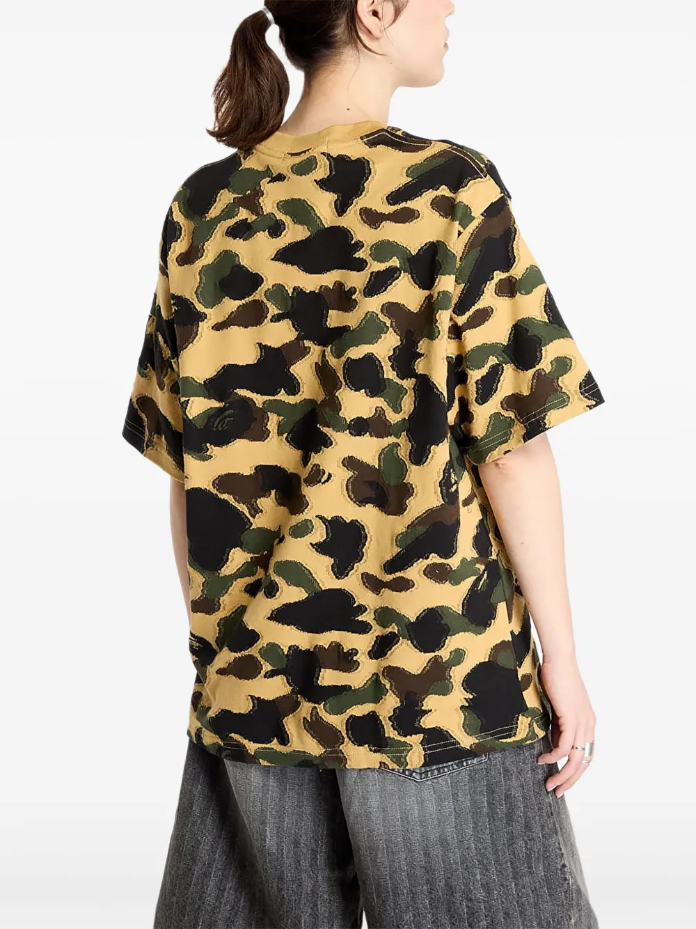 A BATHING APE 1st Camo One Point T-shirt Geel