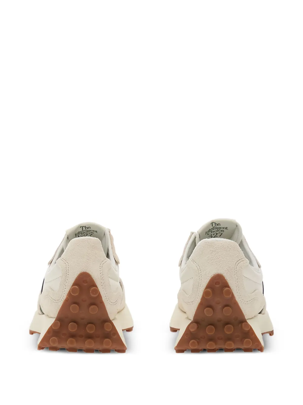 New Balance 327 sneakers met logopatch Beige