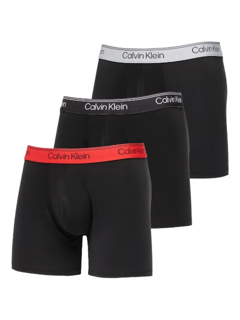 Calvin Klein logo-waistband boxers (pack of three) 
