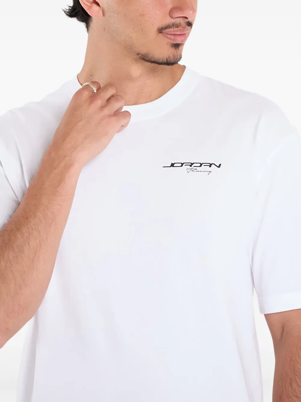 Jordan T-shirt met logoprint Wit