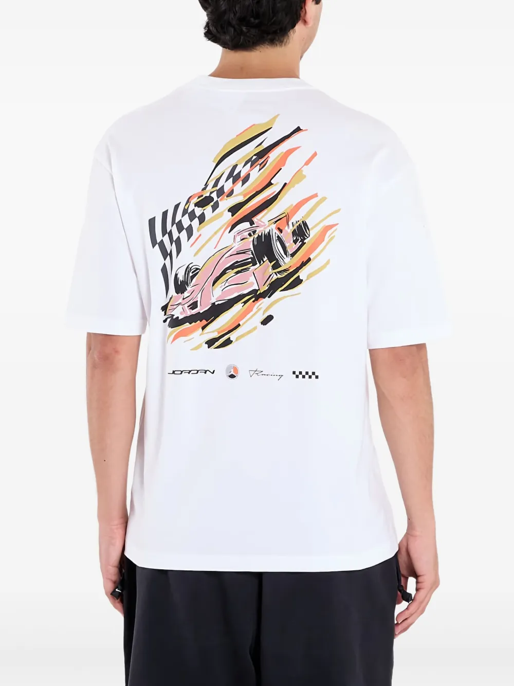 Jordan T-shirt met logoprint Wit