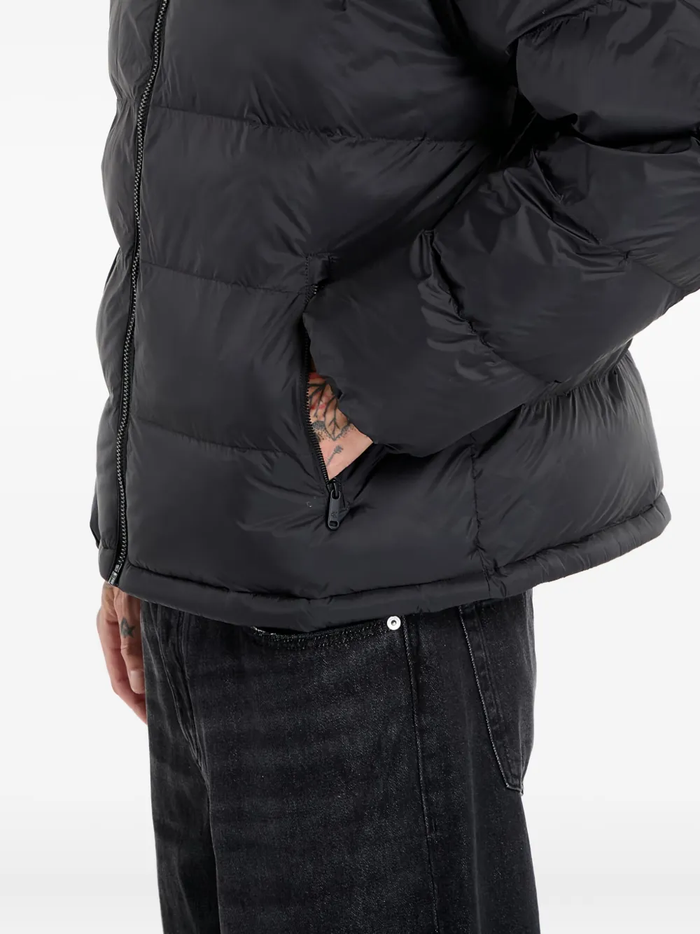 Calvin Klein Donsjack met capuchon Zwart