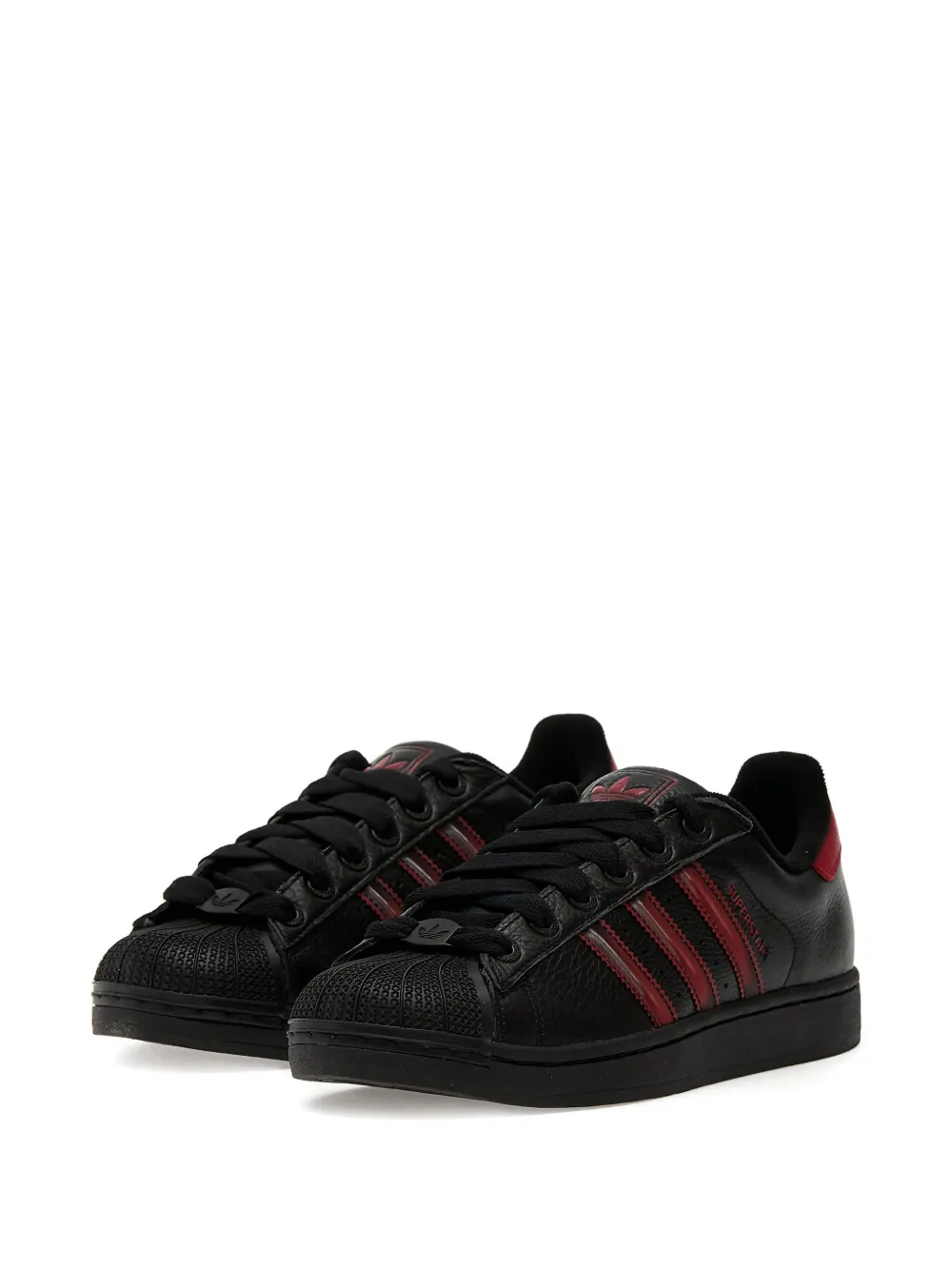 adidas shell-toe striped trainers | Low-Tops | Image 2