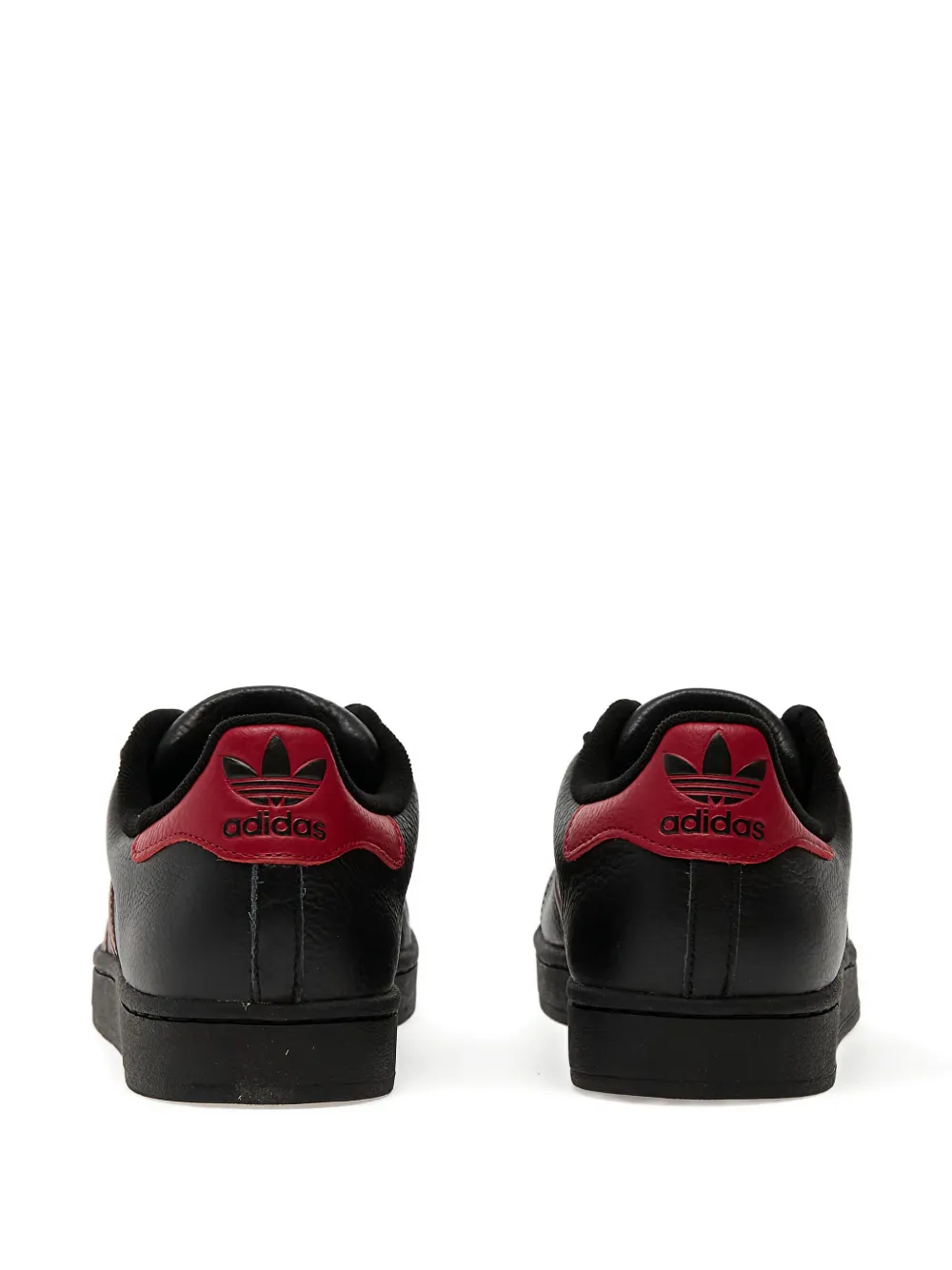 adidas Gestreepte sneakers met schelpen neus Zwart