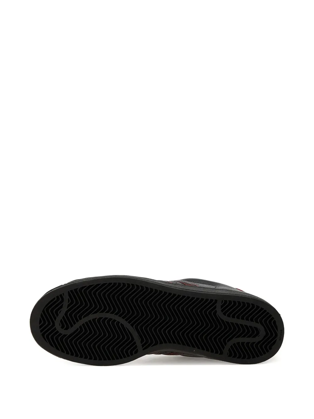 adidas Gestreepte sneakers met schelpen neus Zwart