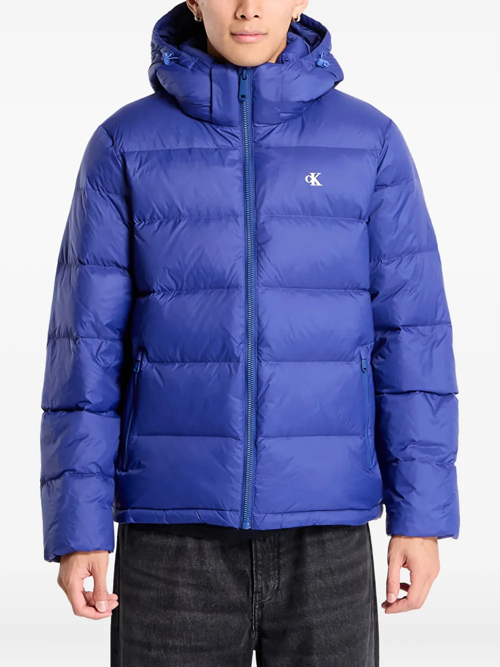 Calvin Klein Jack met capuchon Blauw