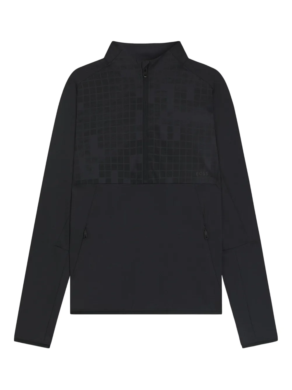 BOSS half-zip sweatshirt - Nero