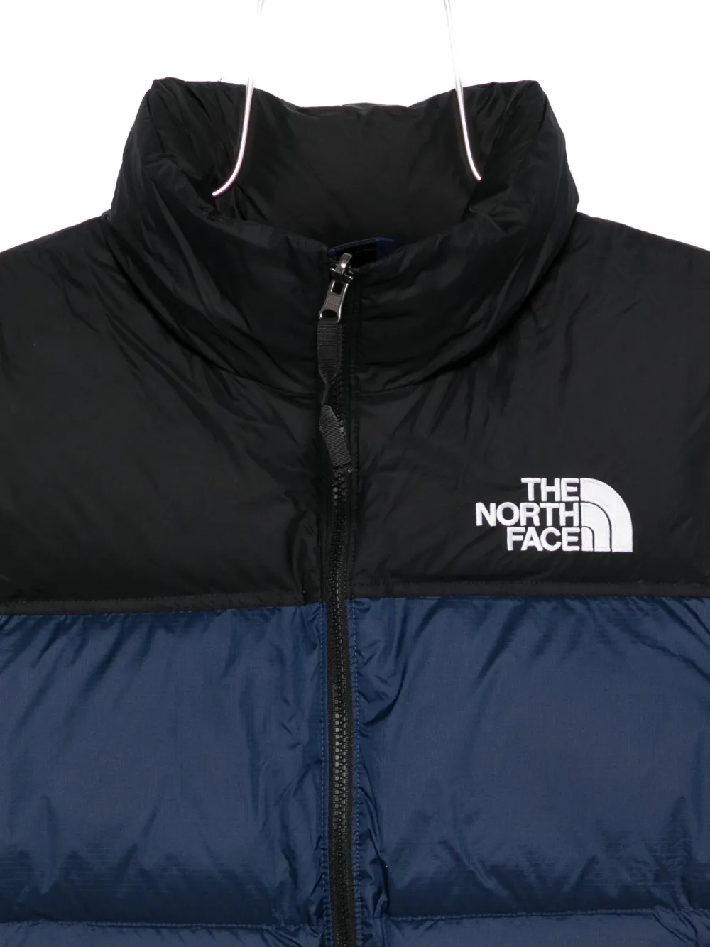 The North Face Quilted Zip-up Gilet In Blue