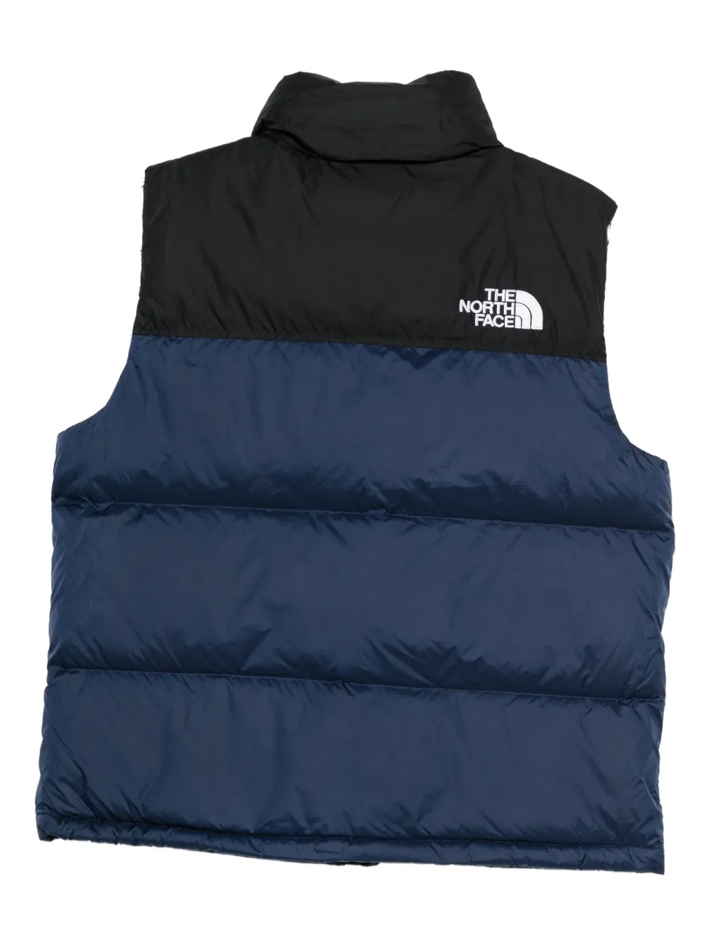 The North Face Quilted Zip-up Gilet In Blue