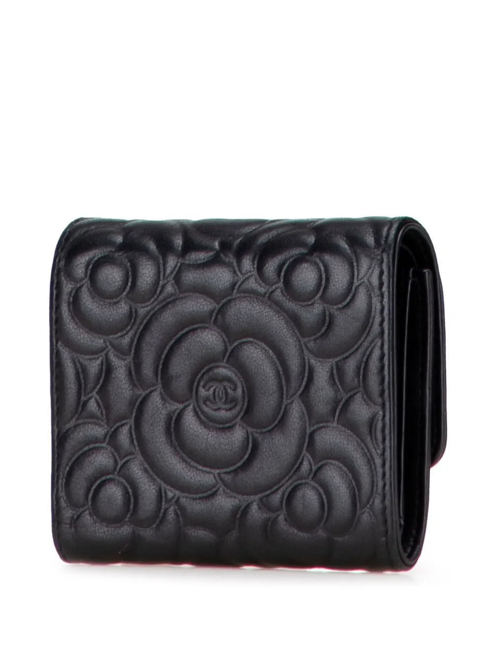 CHANEL Pre-Owned محفظة مضغوطة 'كاميليا' ثلاثية الطي بنقش CC ‏2019 | Image 2