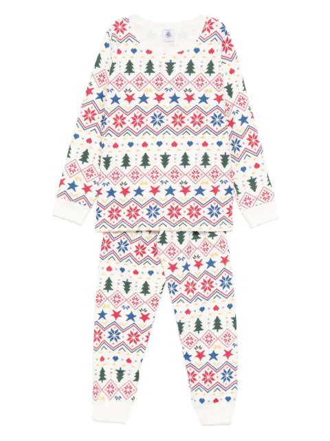 Petit Bateau Fairisle-pattern pyjamas