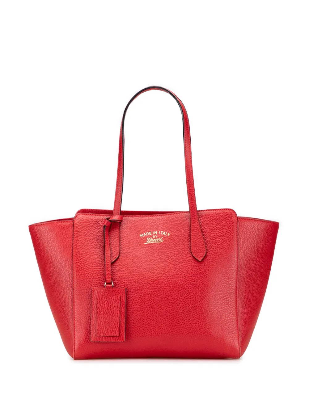 Gucci Pre-Owned 2016-2025 ミディアム ダラー カーフスキン スウィング ハンドバッグ - レッド Gucci Pre-Owned 2016-2025 ミディアム ダラー カーフスキン スウィング ハンドバッグ - レッド
