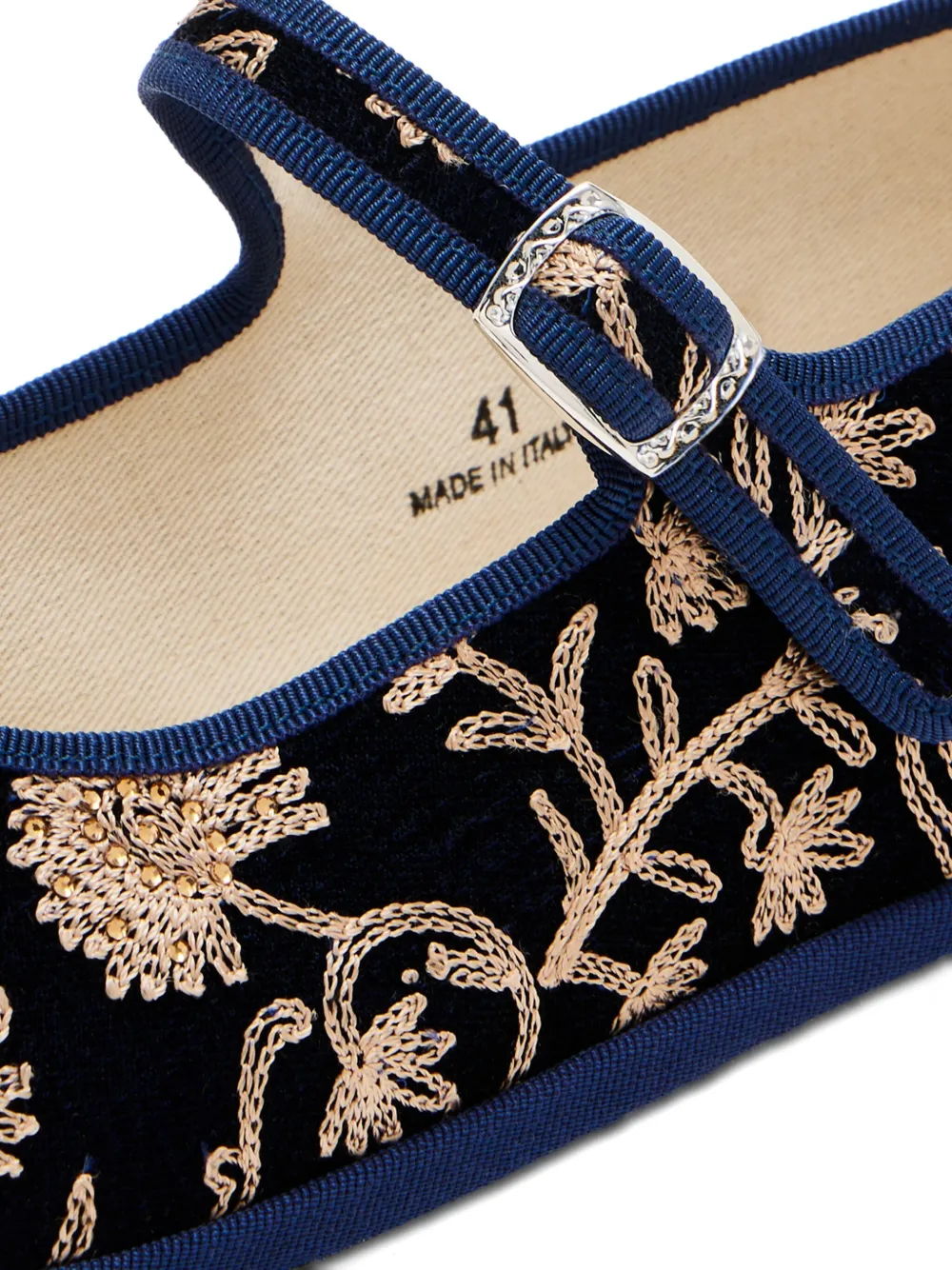 Capulette Floral-embroidered Ballerinas In Multi