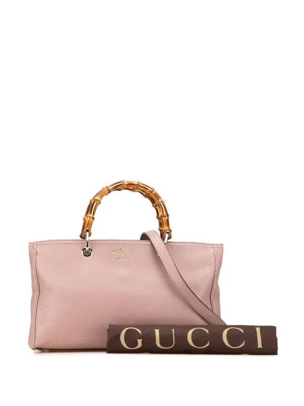 Gucci Pre-Owned 2016-2025 ミディアム カーフスキン バンブー
