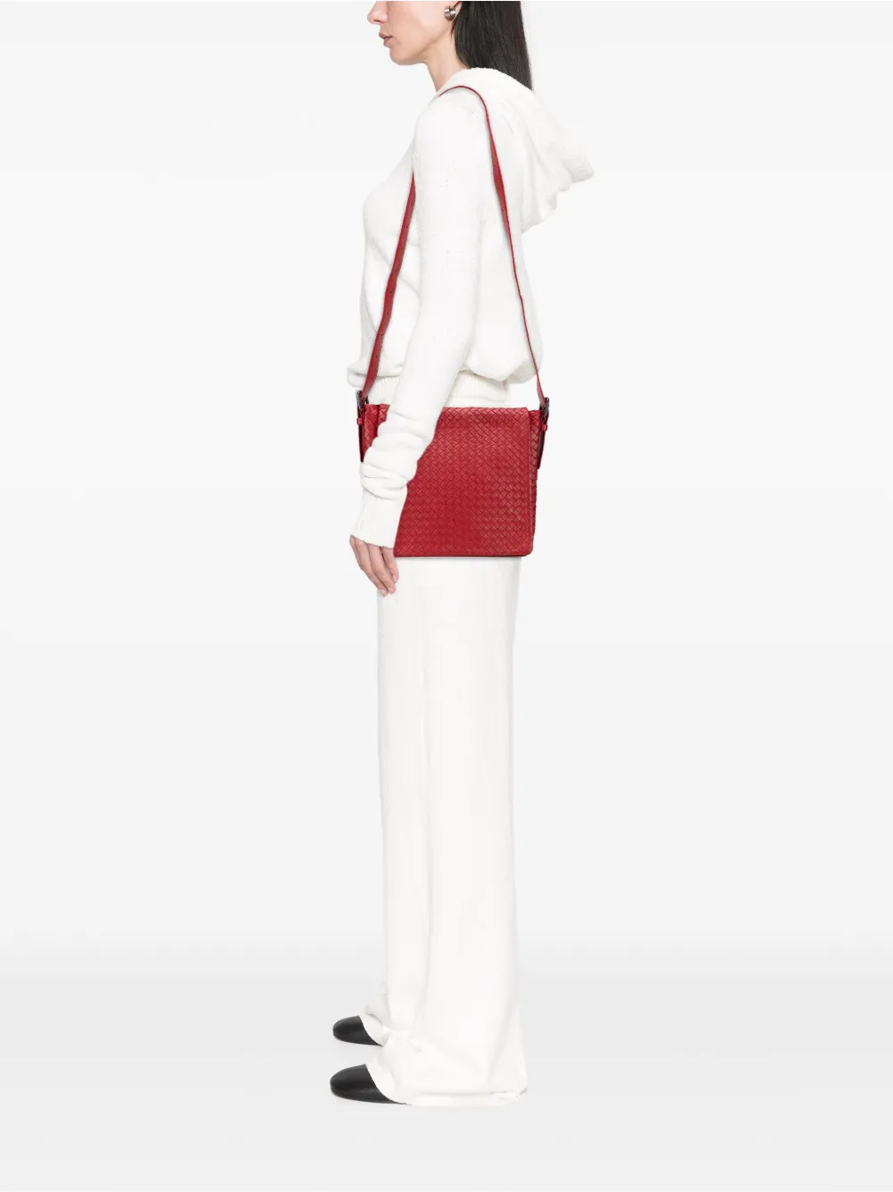 Bottega Veneta Pre-Owned 2012-2025 Nappa Intrecciato Flap crossbody bag | Pre-Owned | Image 2