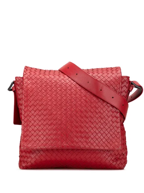 Bottega Veneta Pre-Owned 2012-2025 Nappa Intrecciato Flap crossbody bag