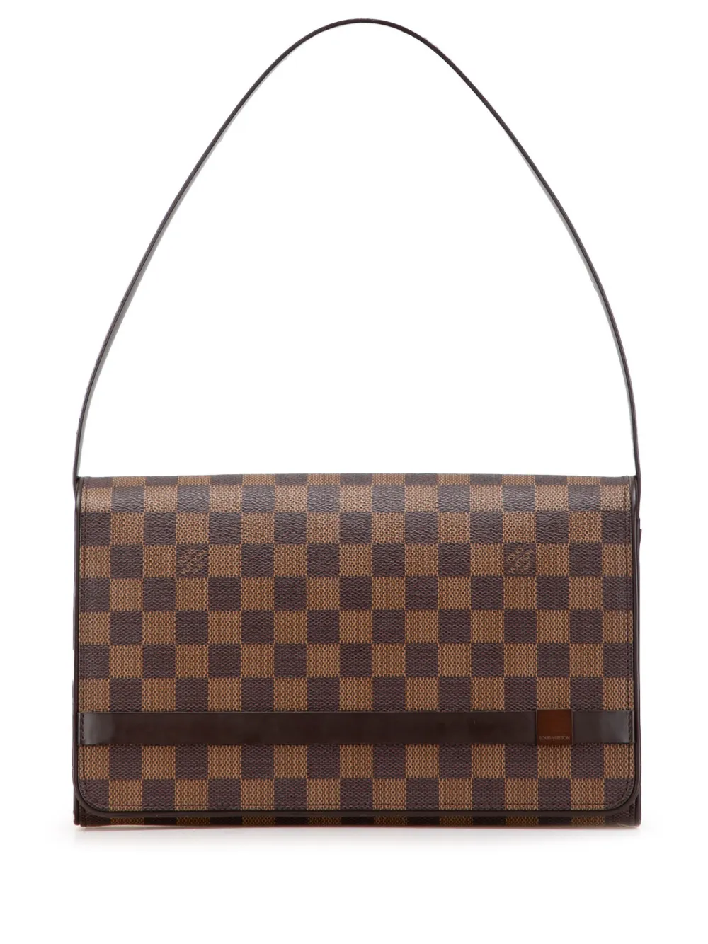 Louis Vuitton Pre-Owned 2000 ダミエ エベヌ トライベッカ ロング ショルダーバッグ - ブラウン Louis Vuitton Pre-Owned 2000 ダミエ エベヌ トライベッカ ロング ショルダーバッグ - ブラウン