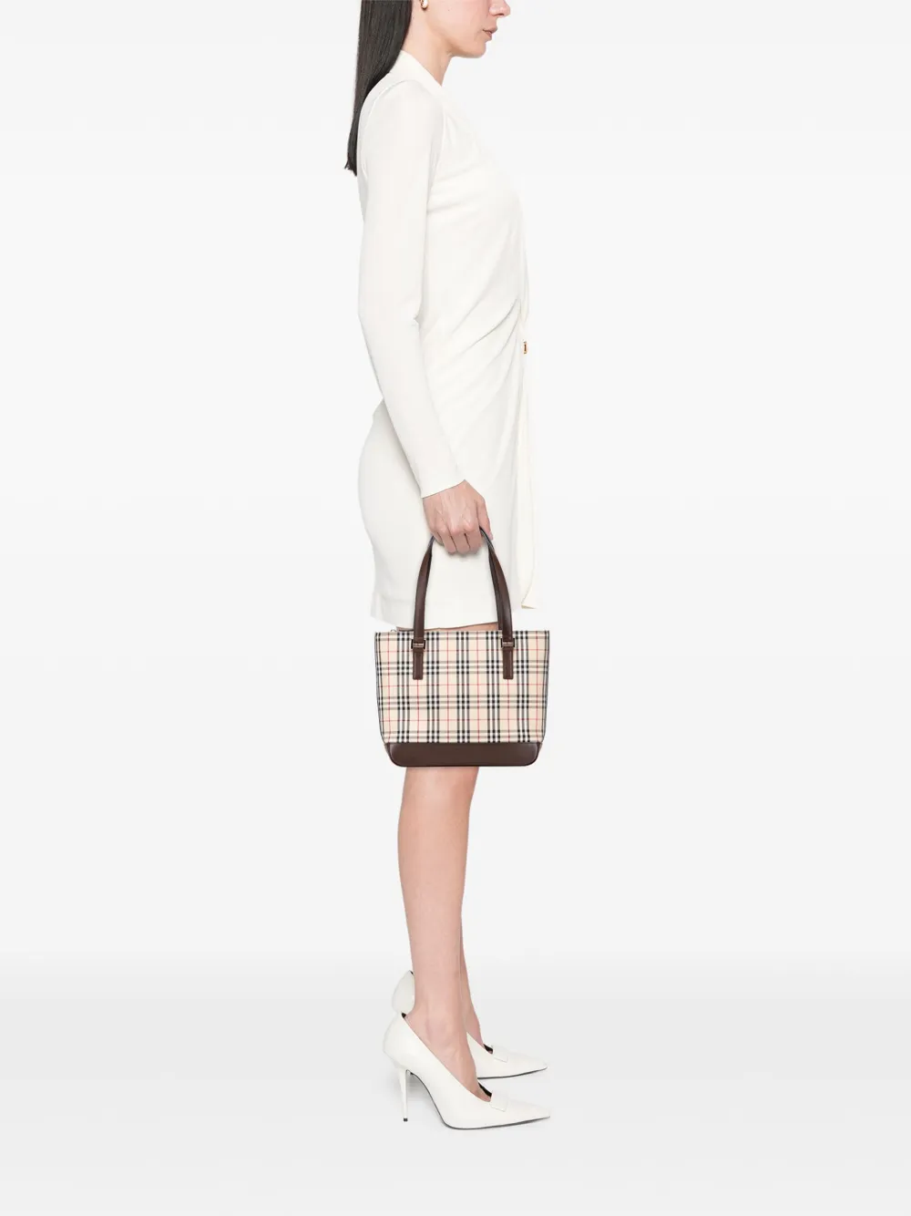 Burberry Pre-Owned 2000-2017 House Check Canvas tote bag | Pre-Owned | Image 2