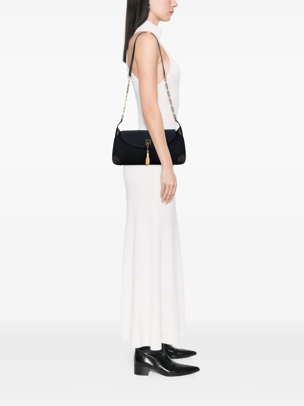 Gucci Pre-Owned 20th Century GG Canvas Tiger Charm crossbody bag | Pre-Owned | Image 2