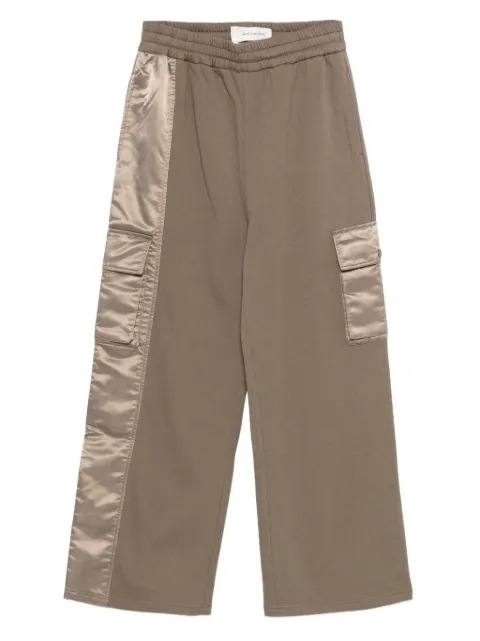 Feng Chen Wang satin-panel cargo pants