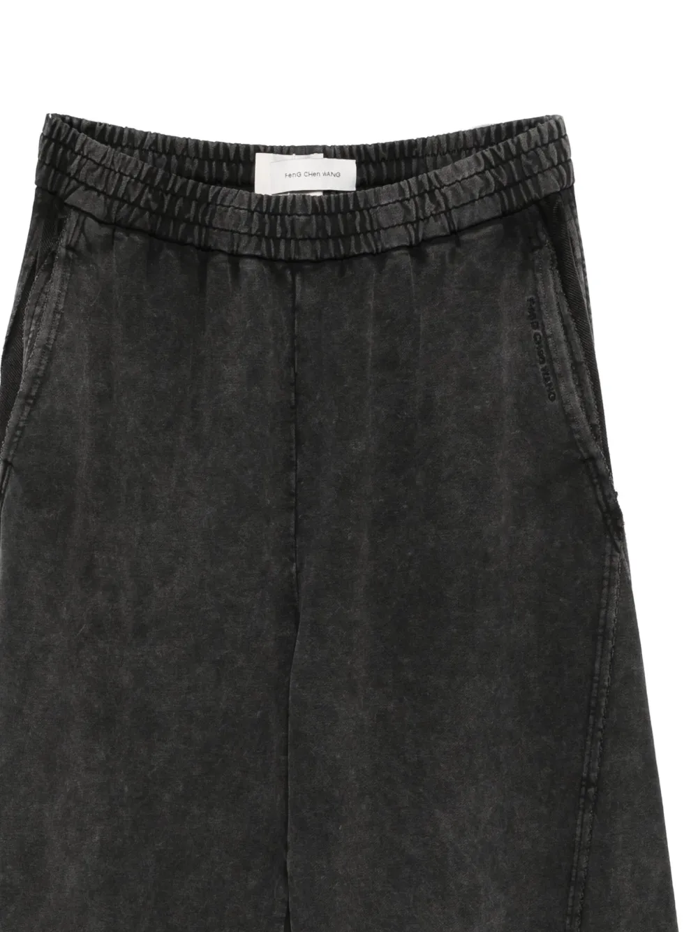 Feng Chen Wang Trainingsbroek met elastische taille Zwart
