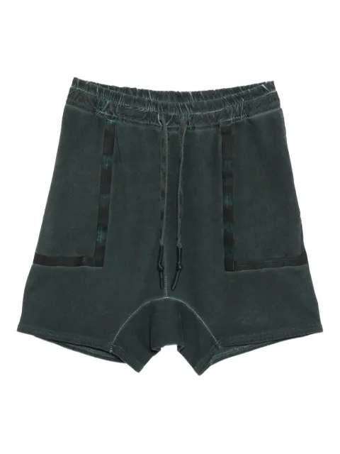 69 BY ISAAC SELLAM elasticated-waistband drop-crotch shorts