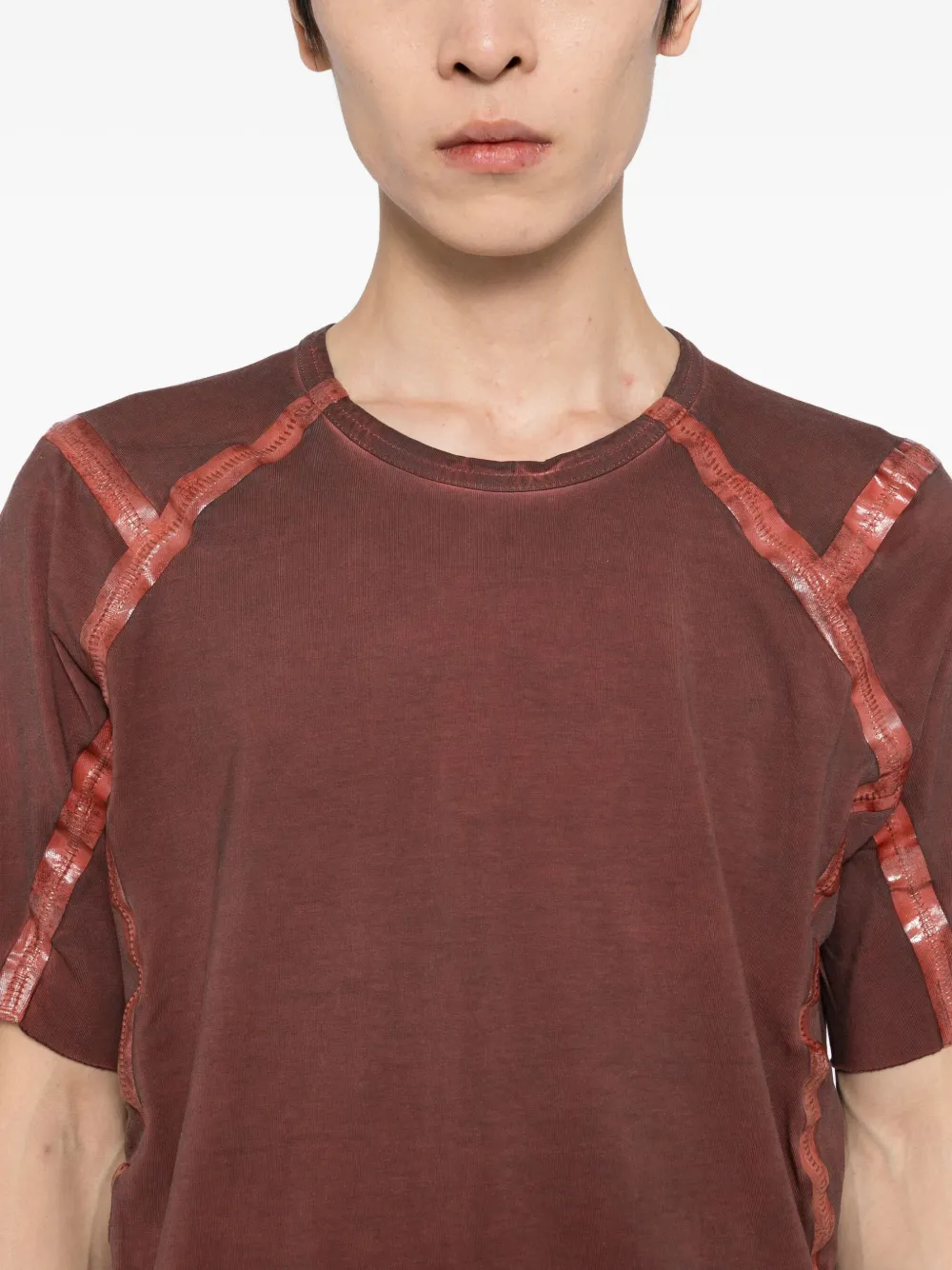 69 By Isaac Sellam Short-sleeved T-shirt In Red