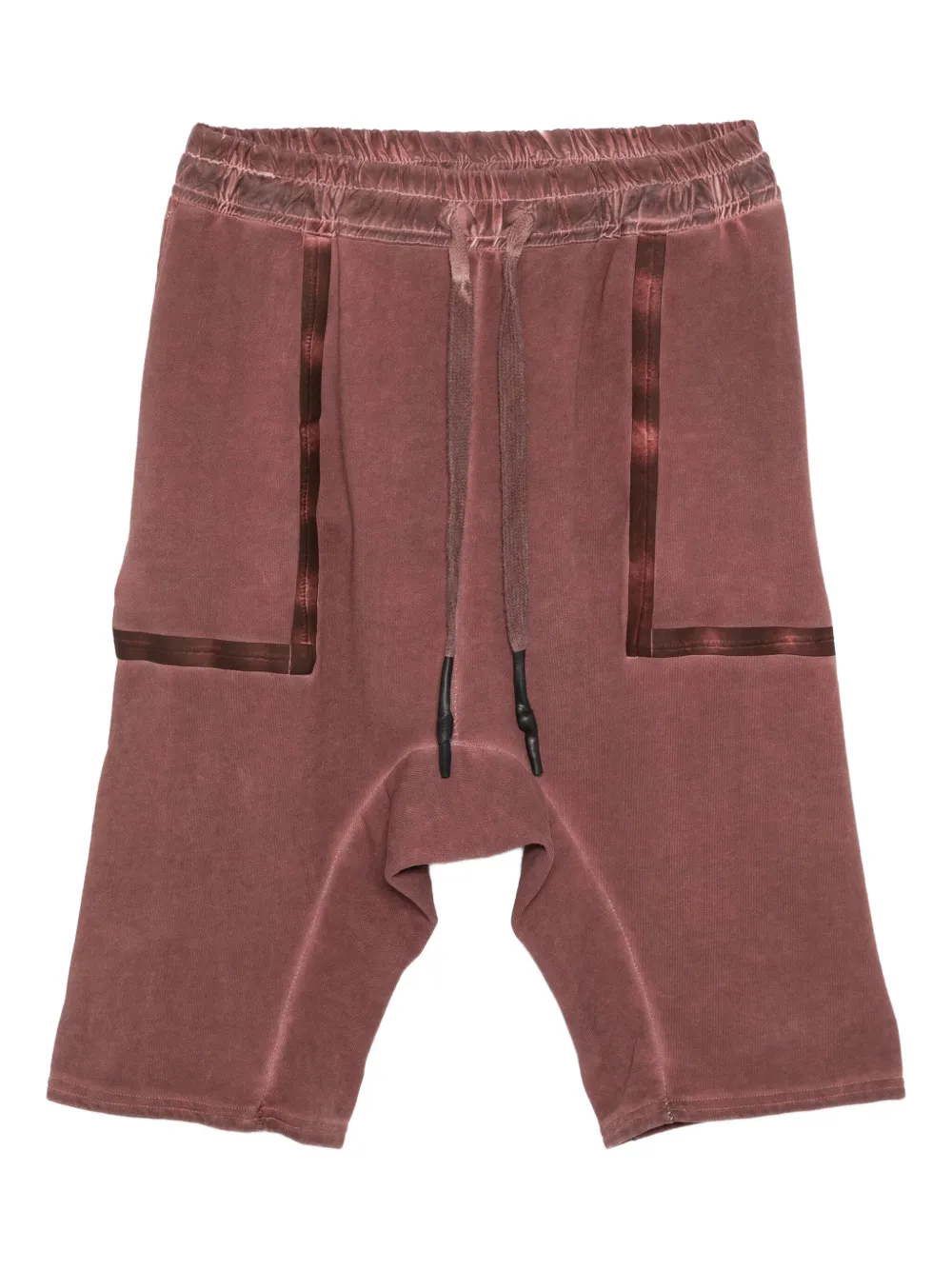 69 BY ISAAC SELLAM shorts drop crotch con pretina elástica | rojo | Image 1