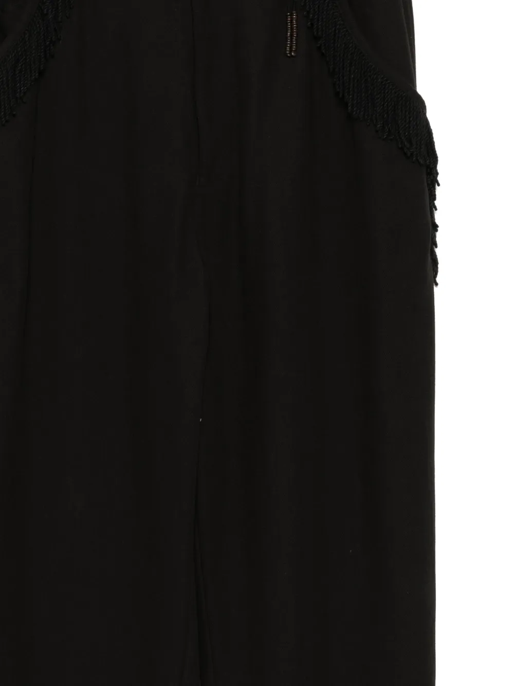 Undercover Cotton Tapered Trousers In Black