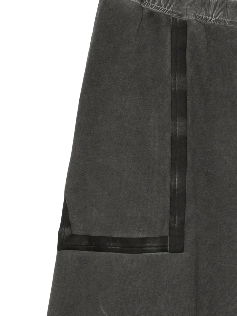 69 By Isaac Sellam Cold Dye Cotton Shorts In Gray