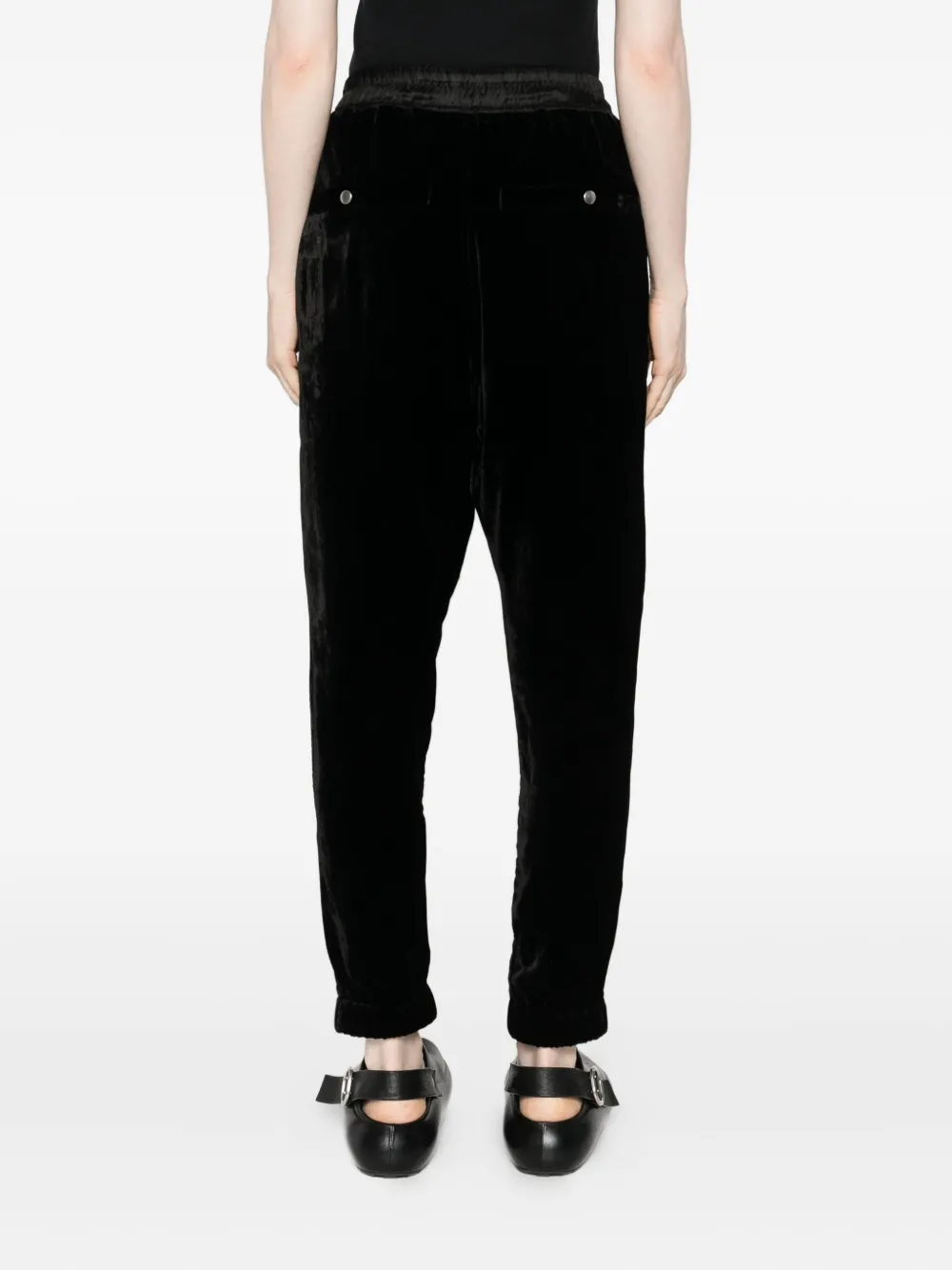 Rick Owens Drawstring-waist Trousers In Black