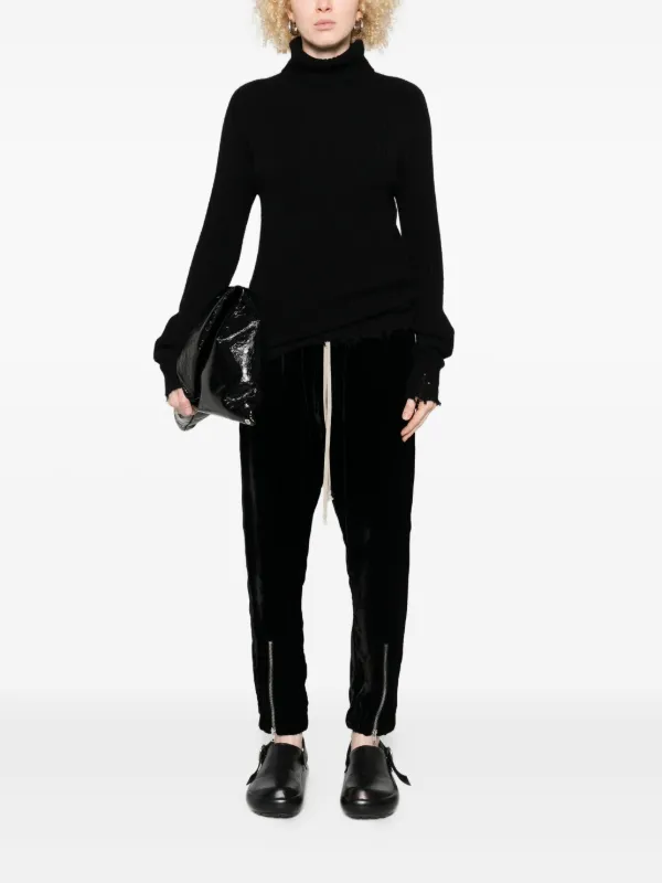 Rick Owens ドローストリング パンツ | ブラック | FARFETCH JP