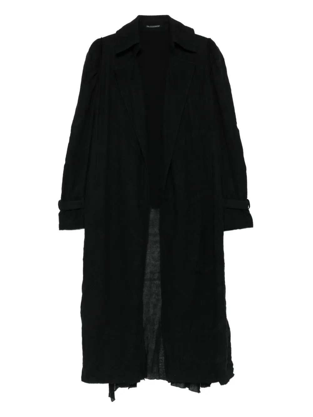 Yohji Yamamoto wool single-breasted coat | Black | Image 1