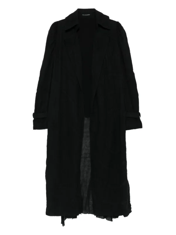 Yohji Yamamoto シングルコート | ブラック | FARFETCH JP