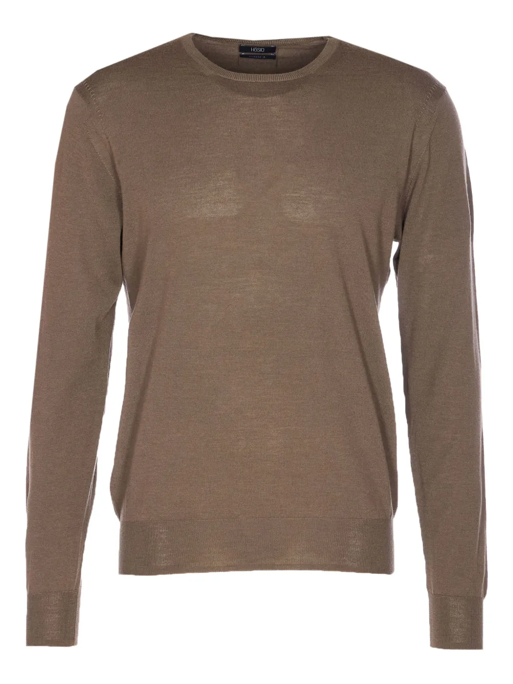 Hosio long-sleeve crew-neck sweater | Brown | Image 1