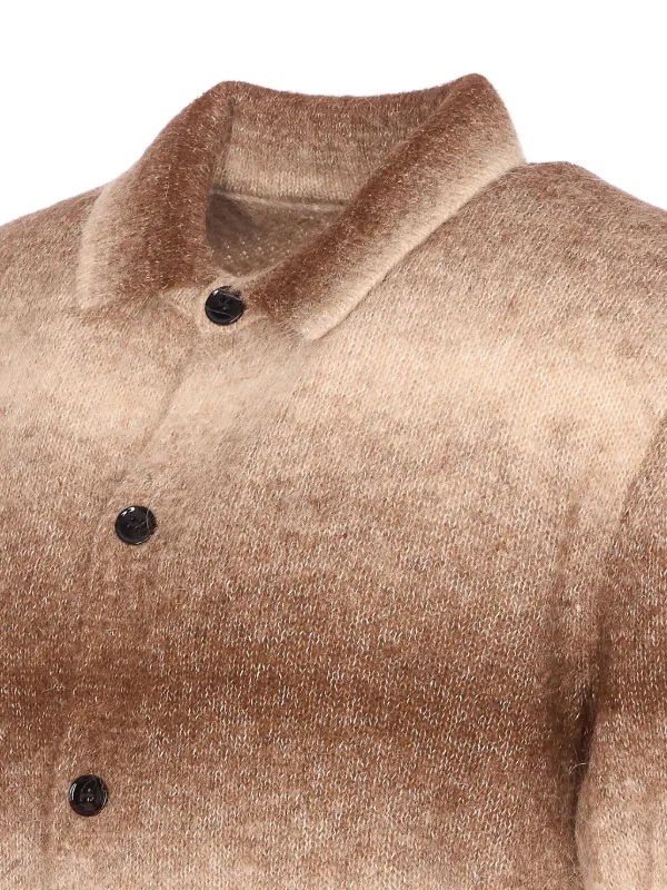 NN07 ombré-stripe Cardigan Brown FARFETCH FI