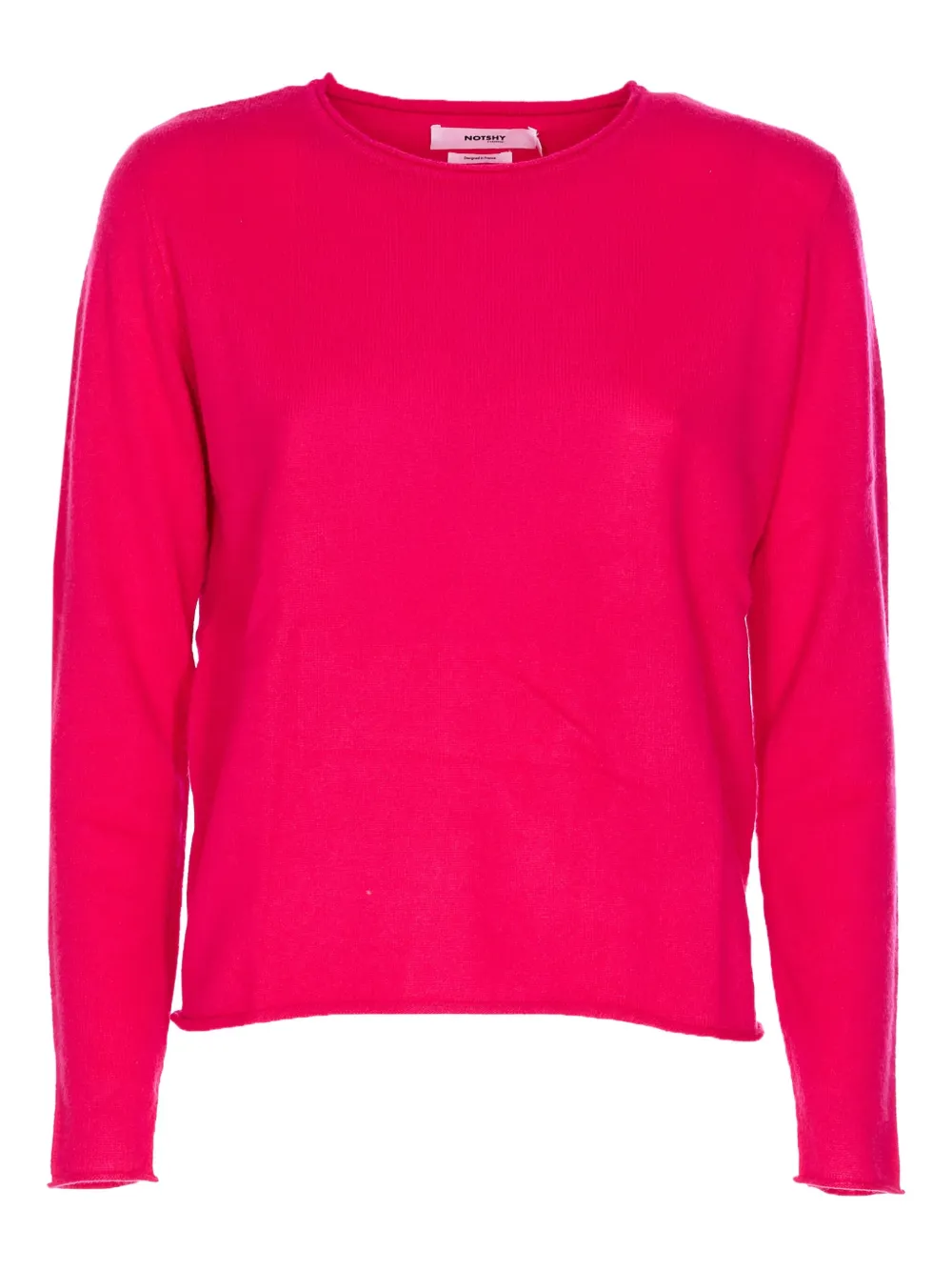 Not Shy crew-neck cashmere sweater | Pink | Image 1