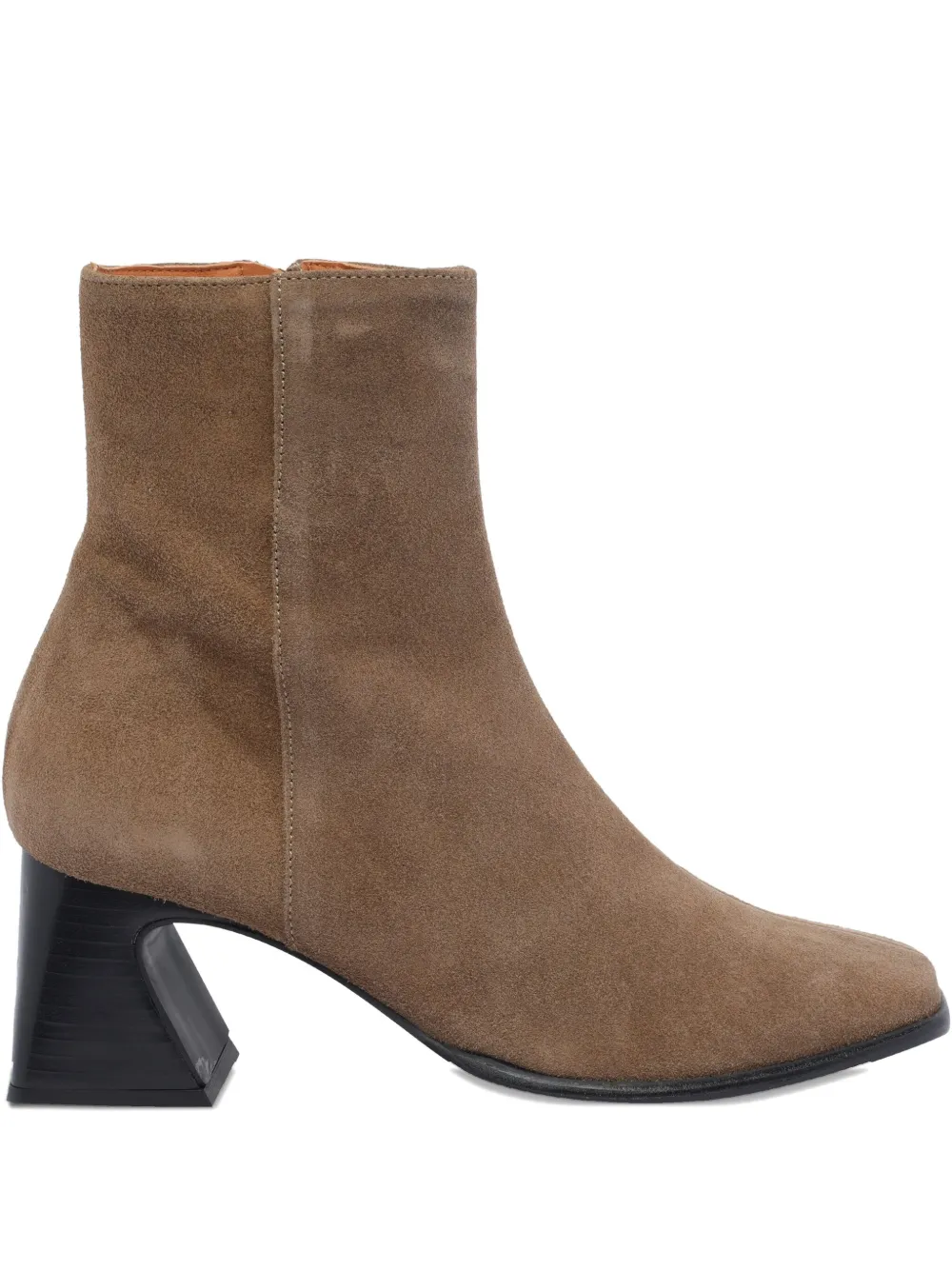 ANGEL ALARCON suede zip-fastening boots | Brown | Image 1