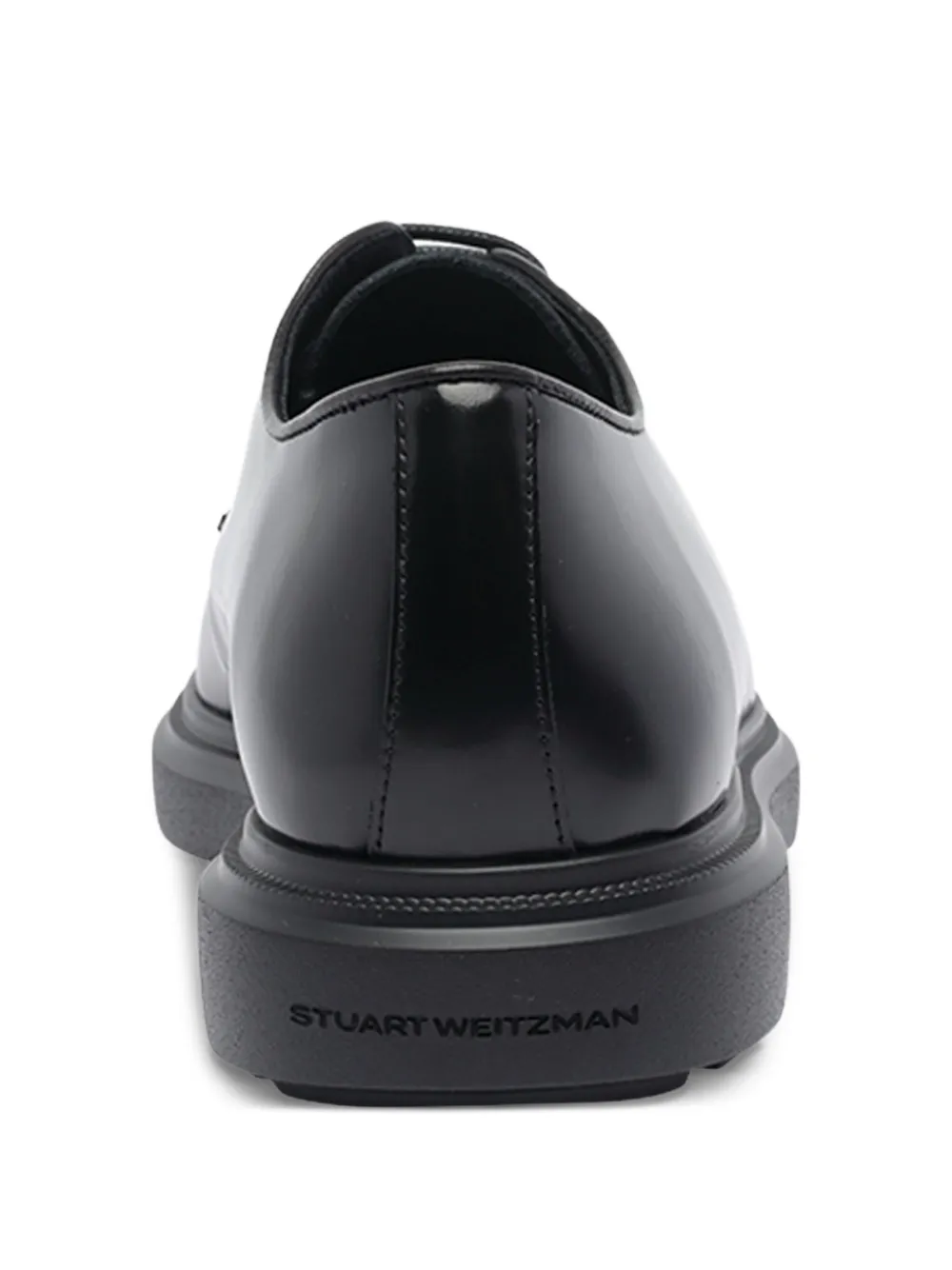 Stuart Weitzman Veterschoenen met ronde neus Zwart