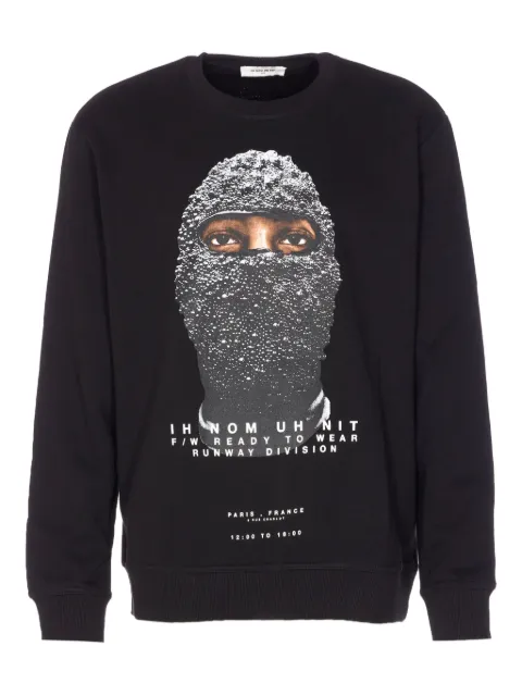Ih Nom Uh Nit mask-print sweatshirt