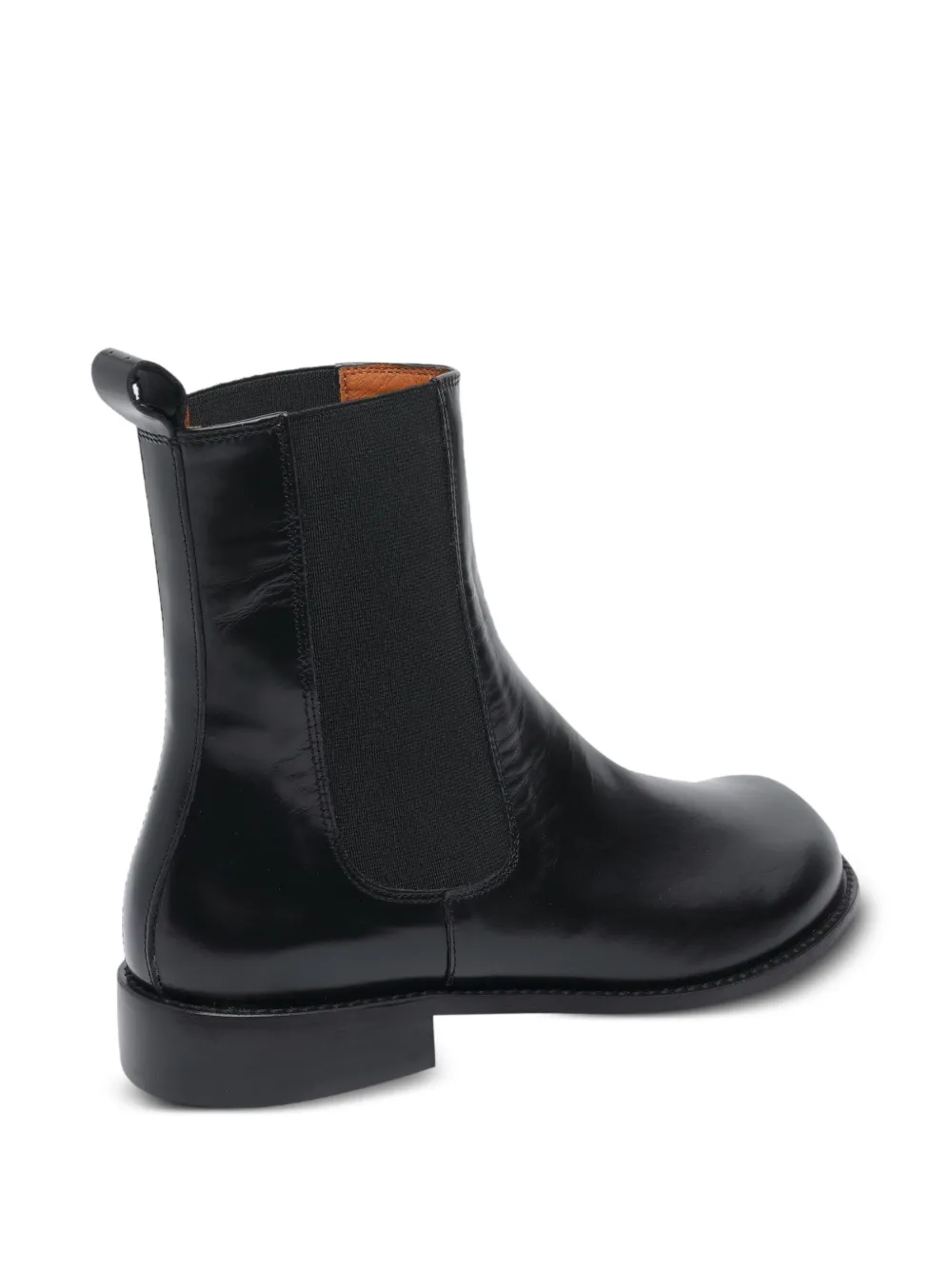 ANGEL ALARCON Leren Chelsea laarzen Zwart
