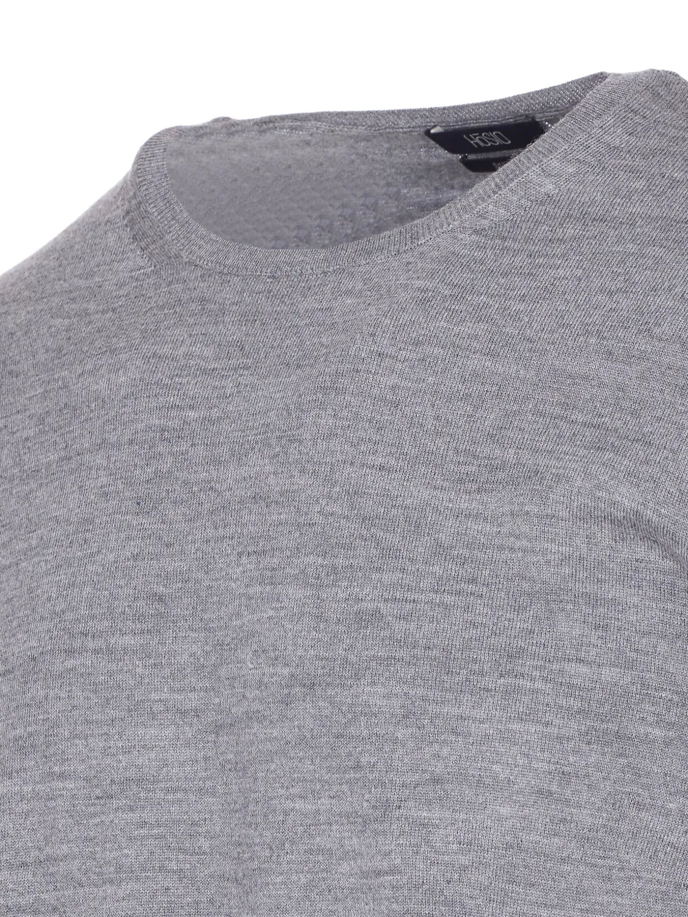 Hōsio Long-sleeve Crew-neck Sweater In Gray