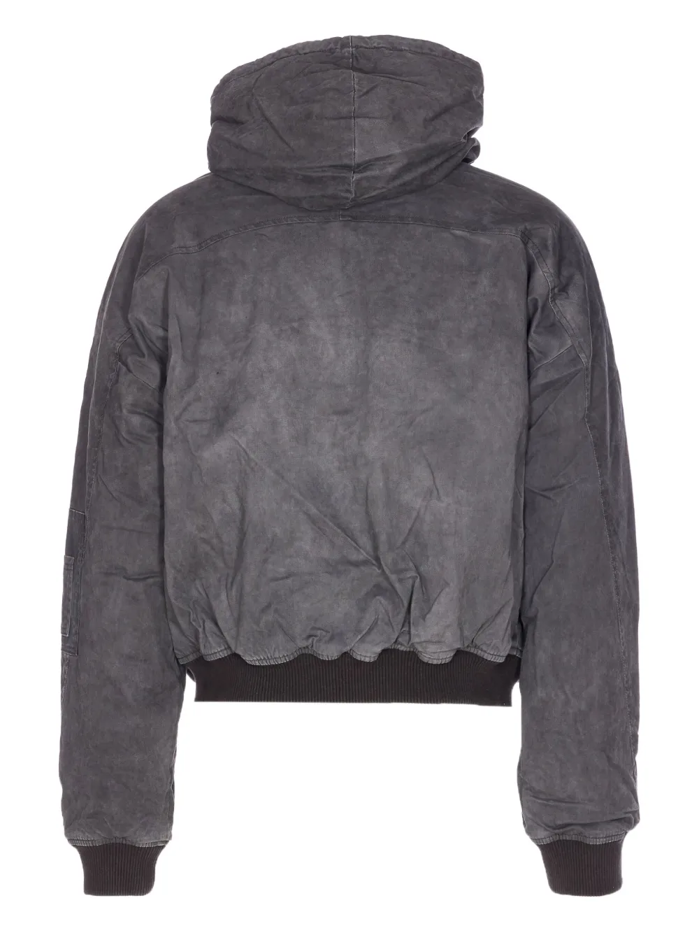 Represent Hooded Bomber Washed In Gray