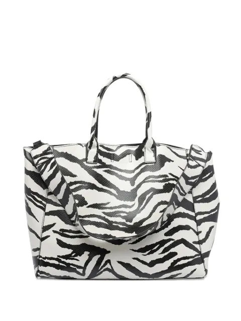 Essentiel Antwerp zebra-print tote bag